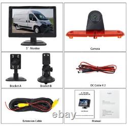 Pour Fiat Ducato Vauxhall-Movano Peugeot Boxer Feu stop additionnel caméra Kit