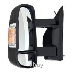 Rétroviseur Extérieur Kit Chauffé Clignotant pour Citroen Jumper Fiat Ducato