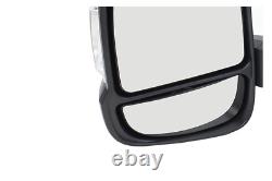 Rétroviseur Kit Convient pour Fiat Ducato 250 251 07/06- à Gauche & Droit Noir