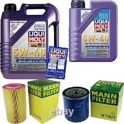 Révision Filtre LIQUI MOLY Huile 6L 5W-40 pour Fiat Ducato Bus 244 Par