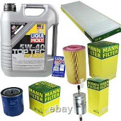 Sketch D'Inspection Filtre LIQUI MOLY Huile 5L 5W-40 Pour Fiat Ducato