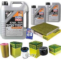 Sketch D'Inspection Filtre LIQUI MOLY Huile 7L 5W-30 Pour Fiat