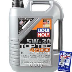 Sketch D'Inspection Filtre LIQUI MOLY Huile 7L 5W-30 Pour Fiat