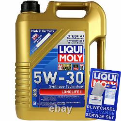 Sketch D'Inspection Filtre Liqui Moly Huile 10L 5W-30 Fiat Ducato