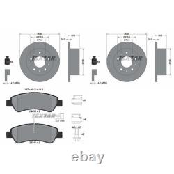 TEXTAR Kit Freins Disques + Plaquettes Arrière FIAT Ducato Jumper Boxer 250