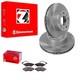 Zimmermann Kit Disques De Frein + Plaquettes Avant Pour Fiat Ducato Boxer Jumper
