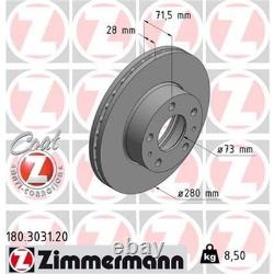 ZIMMERMANN Kit Disques De Frein + Plaquettes Avant Pour FIAT DUCATO Boxer Jumper